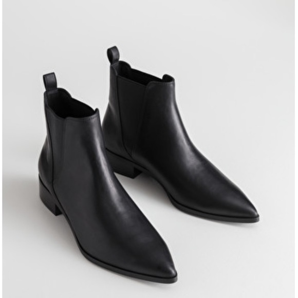 leather chelsea boots & other stories